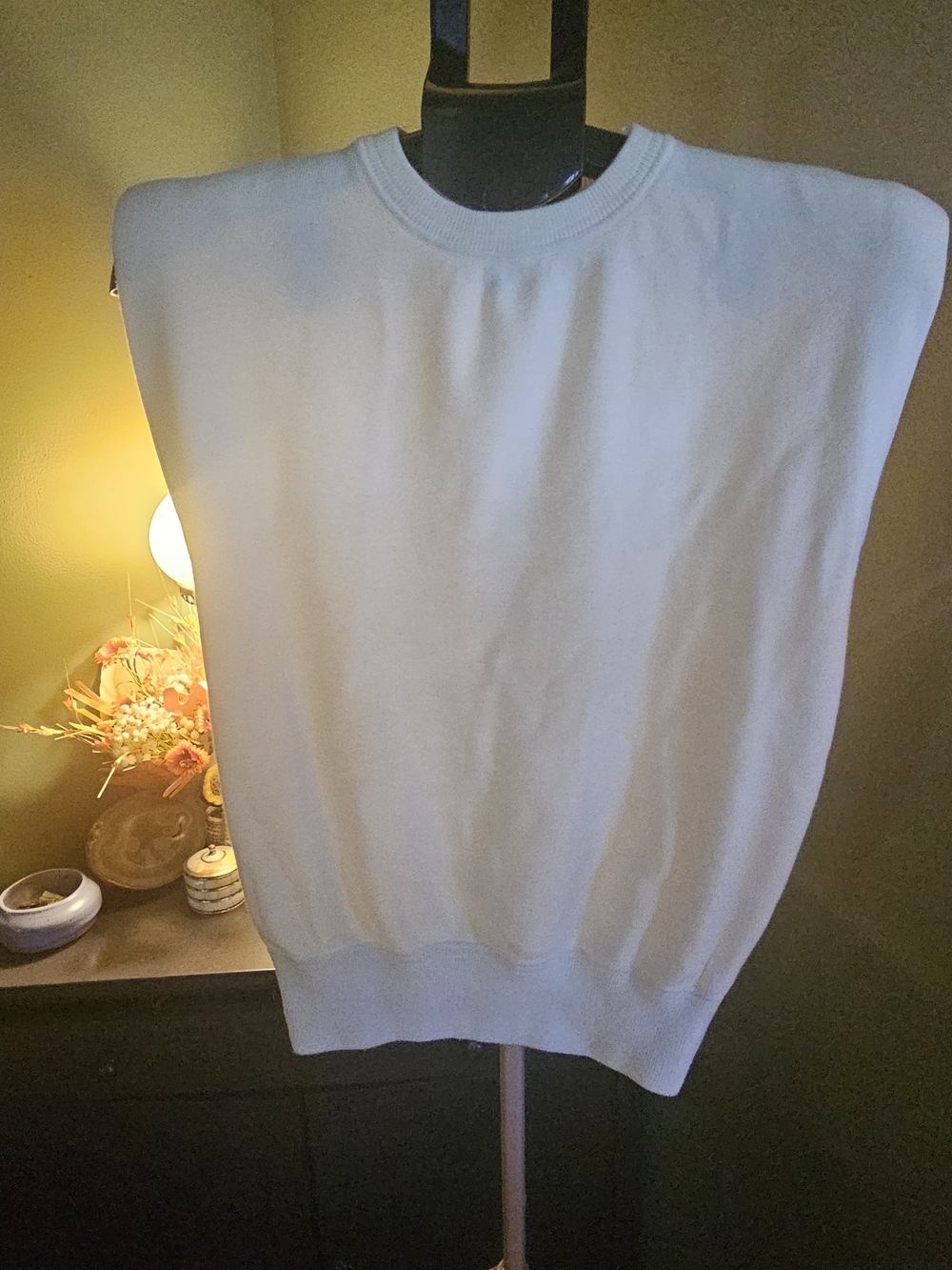Zara Womans Sweater Vest - White